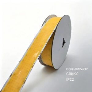 High Power 40W/M 1600 LEDs COB Strip Light 30MM Wide Belt 12V 24V CRI 90 High Brightness Flexible LED Lighting