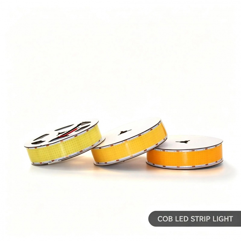 High Power 40W/M 1600 LEDs COB Strip Light 30MM Wide Belt 12V 24V CRI 90 High Brightness Flexible LED Lighting - 图片 6