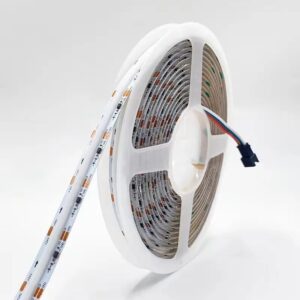 DC 24V WS2811 Addressable RGB COB LED Strip 420 LEDs per meter 10mm Flexible Dream Color Chasing Pixel Ribbon Light for Home Bedroom Living Room Party Holiday Decor