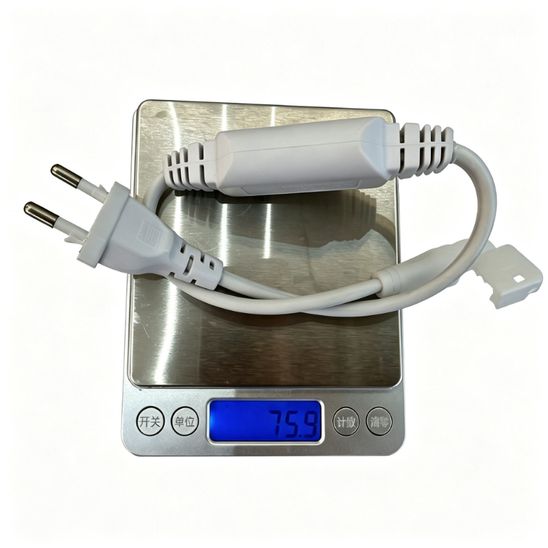 Wireless LED Rope Light Power Supply Cord 45cm Copper Wire 8A AC 110V 220V Driver Adapter Cable with US EU UK AU Custom Plug - 图片 4