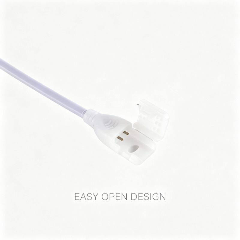 Wireless LED Rope Light Power Supply Cord 45cm Copper Wire 8A AC 110V 220V Driver Adapter Cable with US EU UK AU Custom Plug - 图片 6