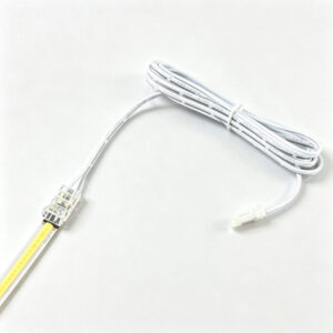 2 Pin Solderless Dupont Connector Cable Transparent Clip for 5mm 8mm COB SMD LED Strip Light Low Voltage Terminal Wire Adapter Easy to Install No Soldering Required for LED Light Projects
