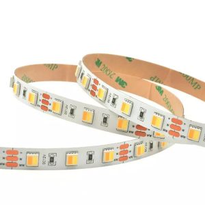 2 colors in one chip 120LEDs/m adjustable CCT SMD3528 led strip Light