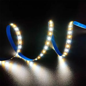 Dual-color temperature LED strip (mixing light from different color temperature LEDs)